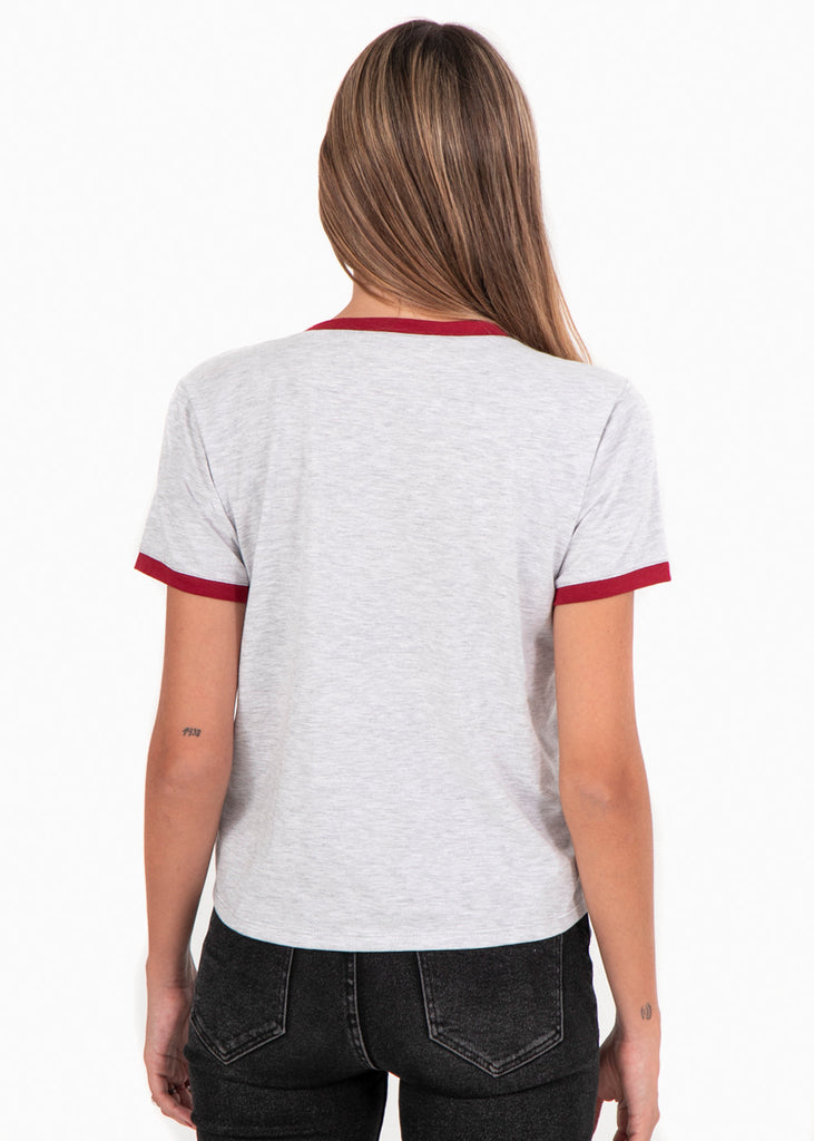 Camiseta estampada "Made of Stars" para mujer flashy