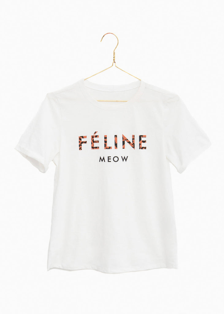 Camiseta estampada "Feline" para mujer - Flashy