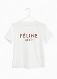 Camiseta estampada "Feline" para mujer - Flashy