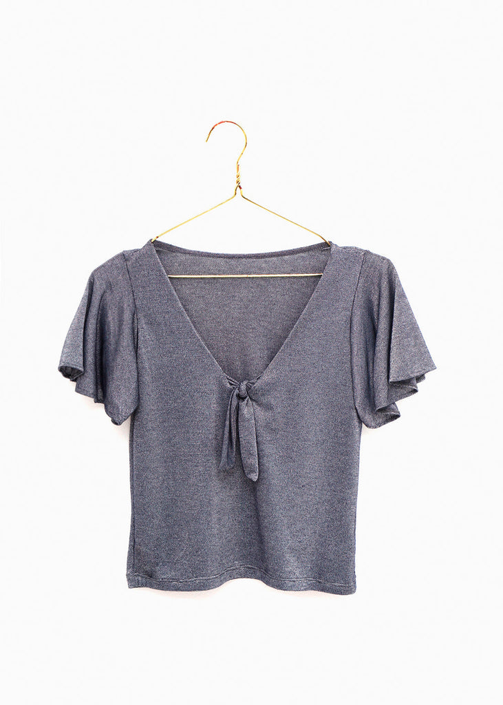 Blusa con escote anudado para mujer - Flashy