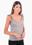 Blusa de tiras con boleros para mujer - Flashy