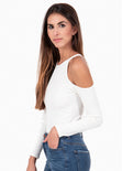 Blusa con hombros descubiertos para mujer - Flashy