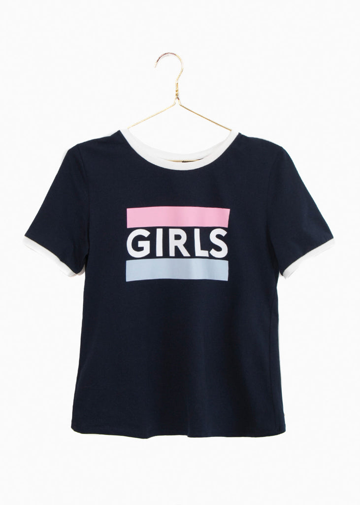 Camiseta estampada "Girls" para mujer - Flashy