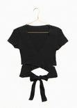 Blusa crop con cruce en espalda para mujer - Flashy