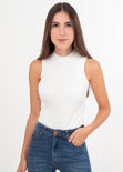 Blusa cuello alto manga sisa para mujer - Flashy