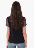 Camiseta estampada "Stay Classy" para mujer flashy