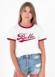 Camiseta estampada "Belle" para mujer - Flashy