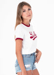 Camiseta estampada "Belle" para mujer - Flashy