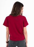 Camiseta estampada "No Thank You" para mujer flashy