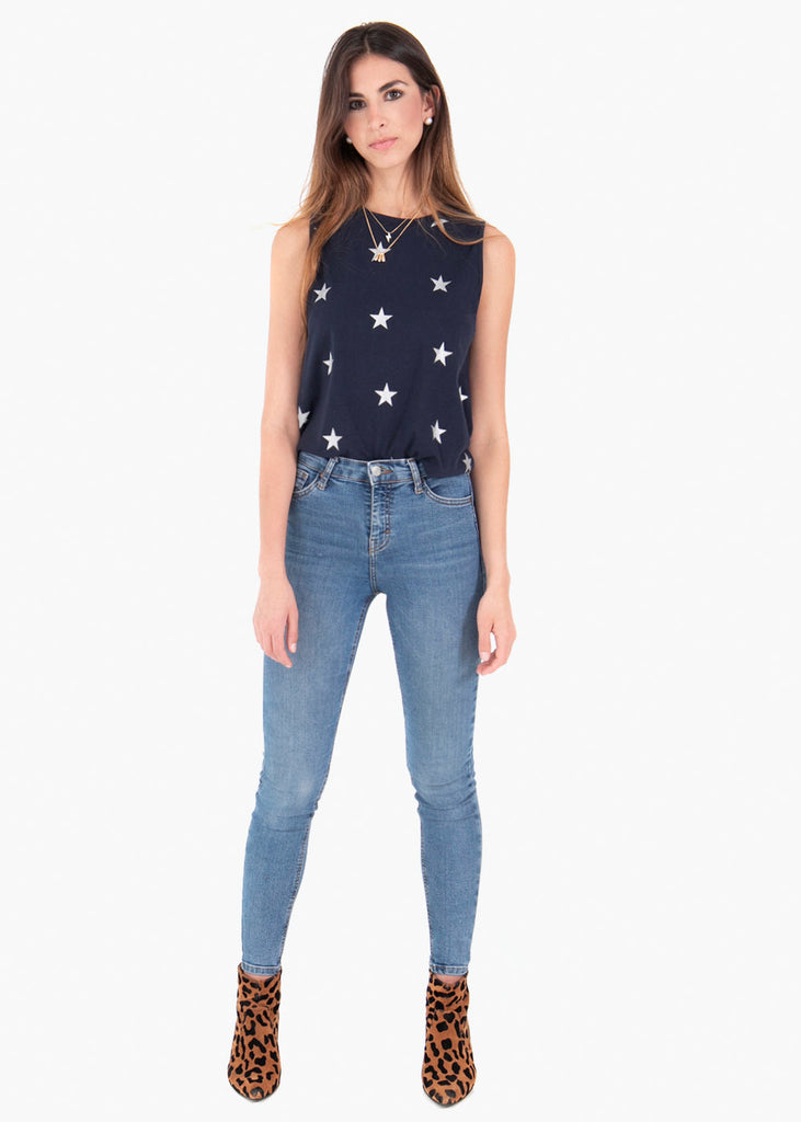 Camiseta estampada estrellas para mujer - Flashy