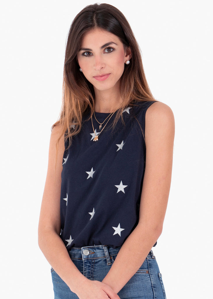 Camiseta estampada estrellas para mujer - Flashy