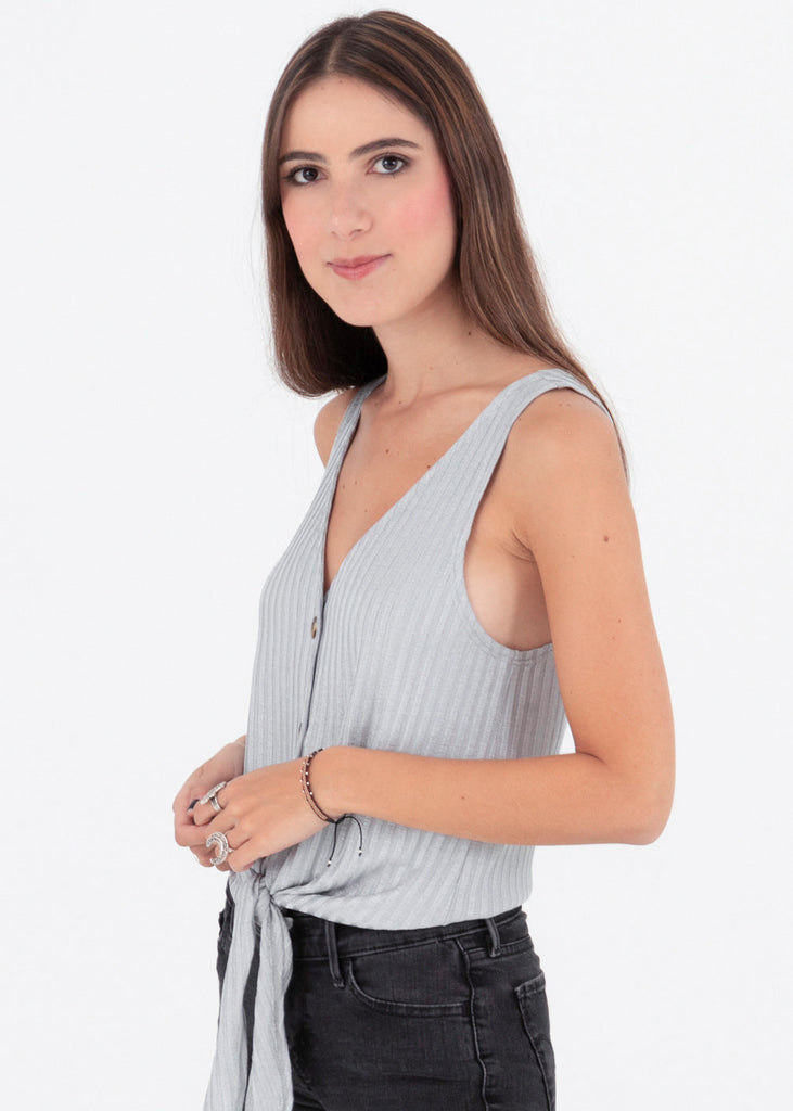 Blusa metalizada con botones para mujer - Flashy