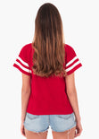 Camiseta estampada "Radical Female" para mujer flashy