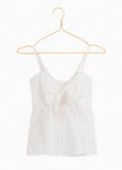 Blusa tiras con nudo en escote para mujer - Flashy