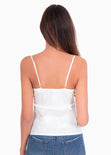 Blusa tiras con nudo en escote para mujer - Flashy
