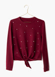 Buso con perlas anudado para mujer - Flashy