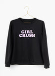 Buso color negro con estampado "Girl Crush" para mujer flashy