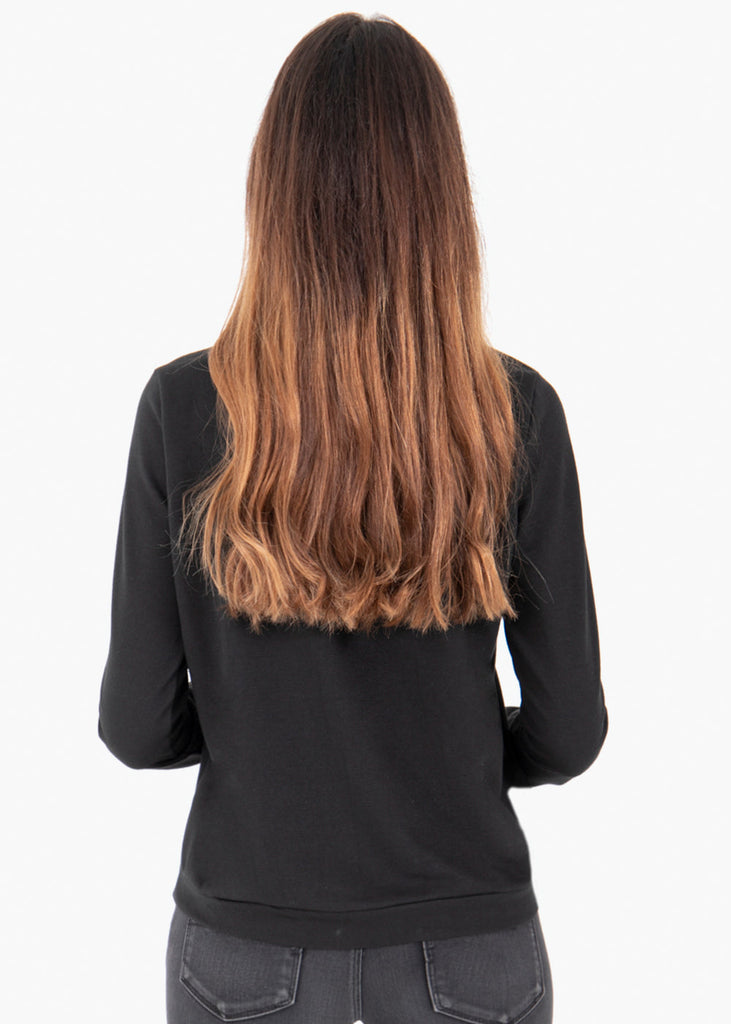Buso color negro con estampado "Girl Crush" para mujer flashy
