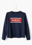 Buso con estampado "Paris" para mujer - Flashy