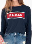 Buso con estampado "Paris" para mujer - Flashy