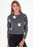 Buso con estampado de estrellas para mujer - Flashy