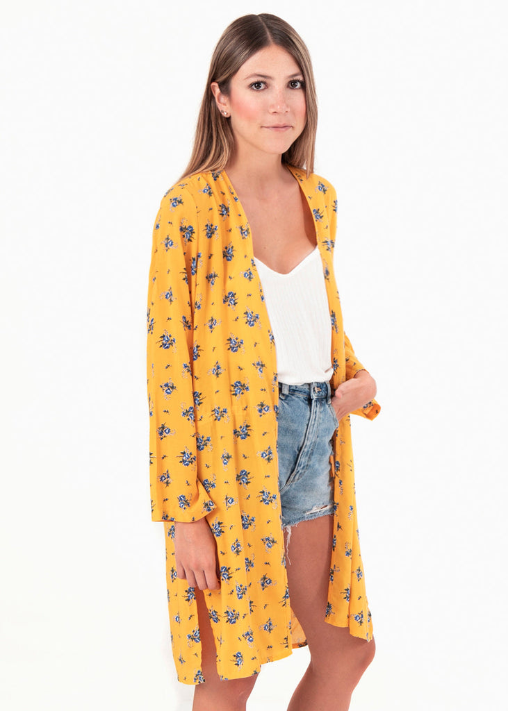 Kimono estampado flores para mujer - Flashy
