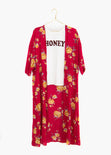 Kimono estampado flores para mujer - Flashy