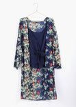 Kimono estampado flores para mujer - Flashy