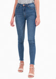 Jean tiro alto skinny para mujer - Flashy