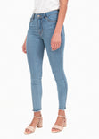 Jean tiro alto skinny para mujer - Flashy