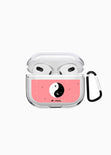 Pink ying yang airpods case para mujer - Flashy