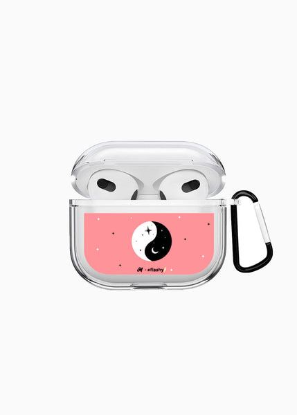 Pink ying yang airpods case para mujer - Flashy