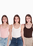 Combo tank tops largas para mujer - Flashy