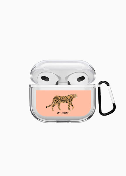 Chic leopard airpods case para mujer - Flashy