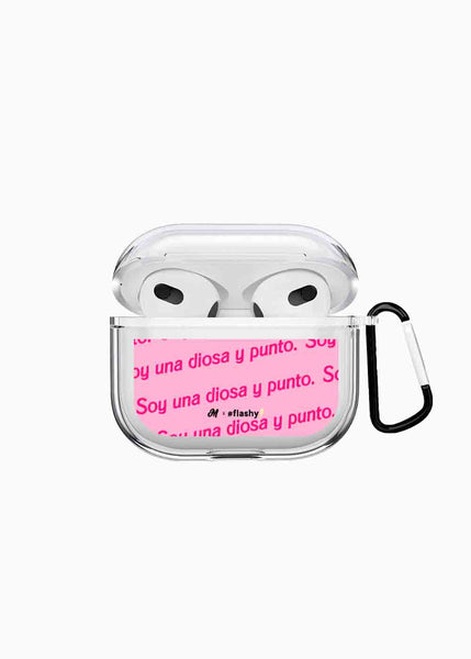 Soy una diosa y punto airpods case para mujer - Flashy