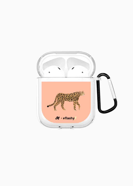 Chic leopard airpods case para mujer - Flashy