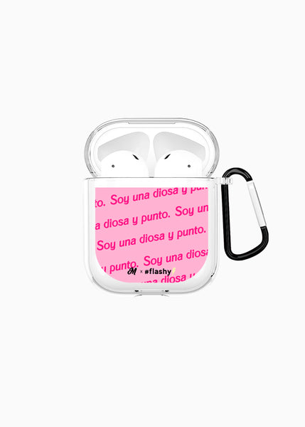 Soy una diosa y punto airpods case para mujer - Flashy