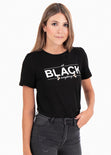 Camiseta estampada "Black" para mujer - Flashy