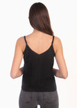 Blusa con escote en encaje para mujer - Flashy