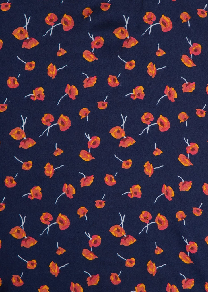 Blusa con estampado de flores y boleros para mujer - Flashy