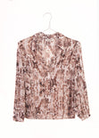 Blusa con estampado de pitón para mujer - Flashy