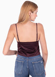 Blusa crop con recogido en frente para mujer - Flashy