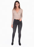 Blusa crop cruzada para mujer - Flashy