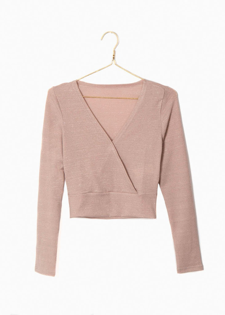 Blusa crop cruzada para mujer - Flashy