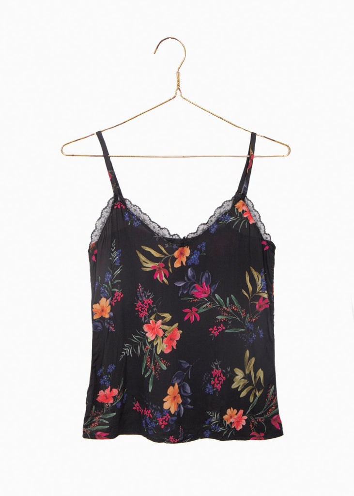 Blusa de flores con encaje para mujer - Flashy