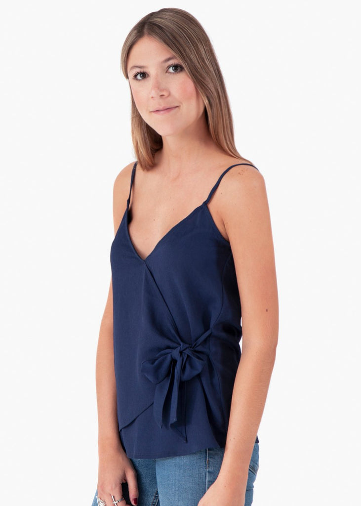 Blusa de tiras cruzada para mujer - Flashy