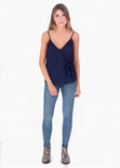 Blusa de tiras cruzada para mujer - Flashy