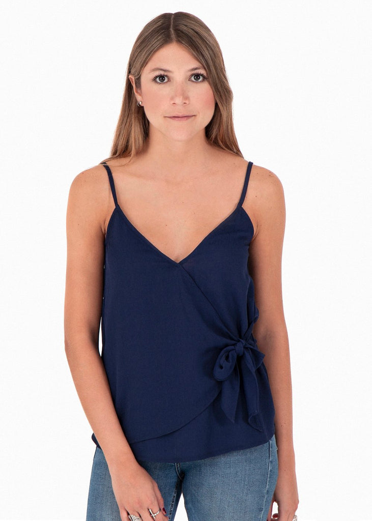 Blusa de tiras cruzada para mujer - Flashy