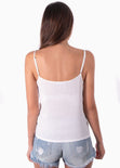 Blusa de tiras cruzada con detalle en escote para mujer - Flashy