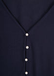 Blusa manga larga con perlas para mujer - Flashy